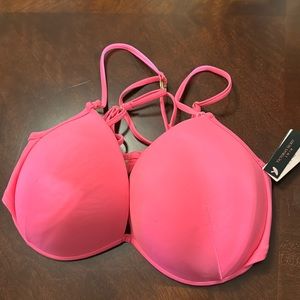 Bra Victoria secret color pink size 36dd swim bra new with tag